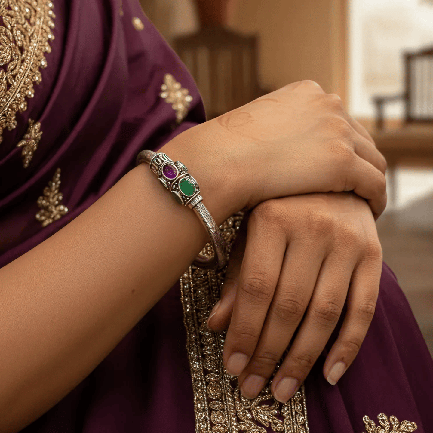 Silver Bangles